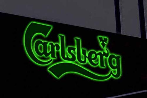 Carlsberg i LED-neon